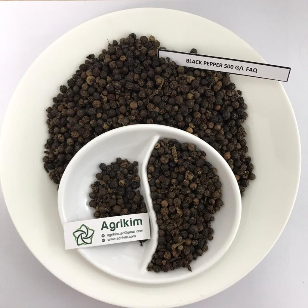 Black pepper specifications